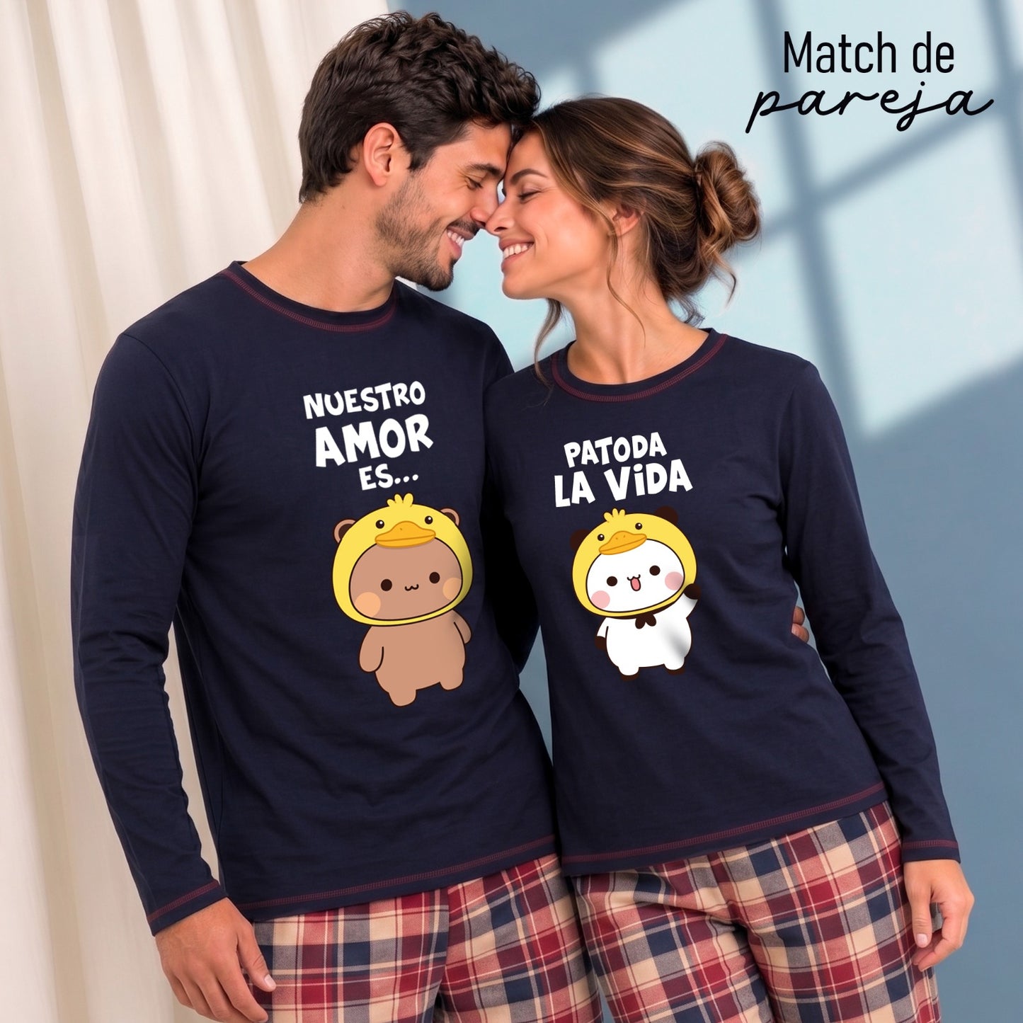 Pijama de pareja galleta