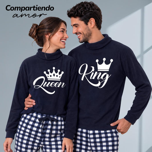 Pijama Zafiro Micropolar para Pareja
