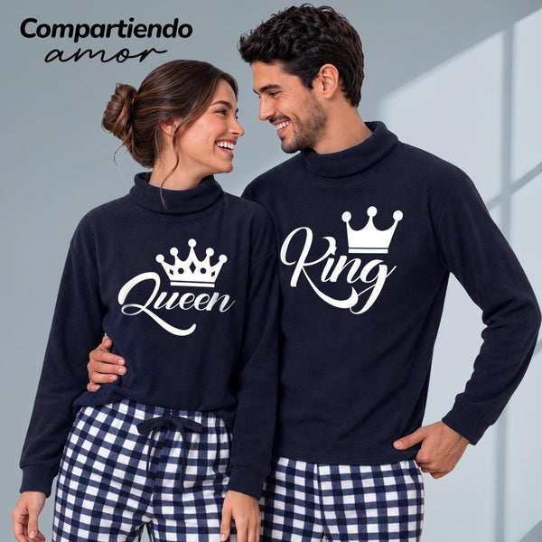 Pijama Zafiro Micropolar para Pareja