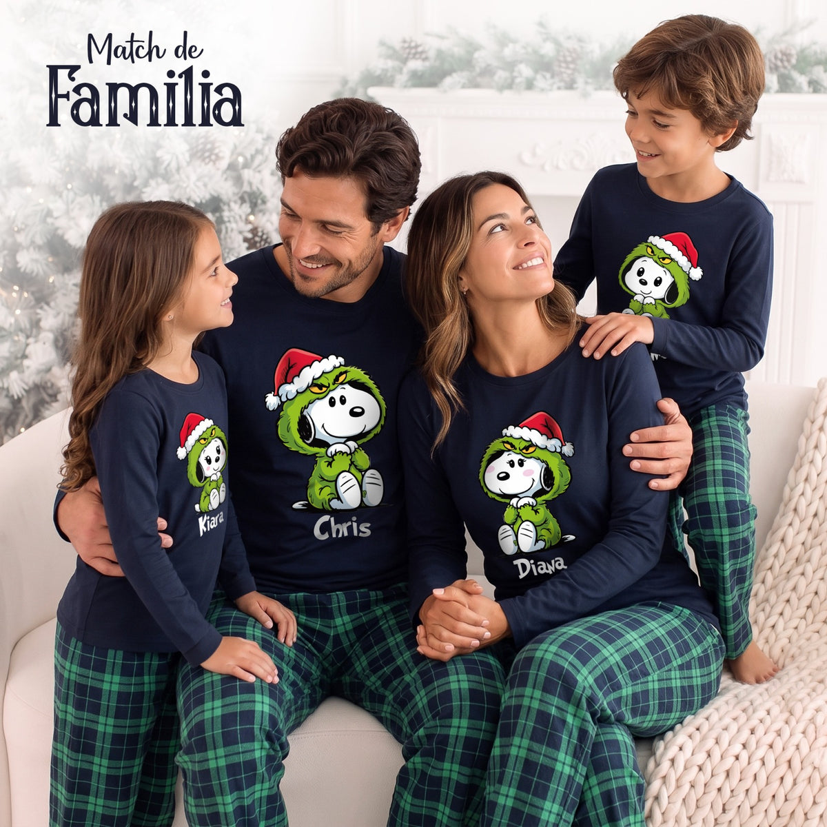 🎄 CAMPANA | Pijama Familiar Navideña