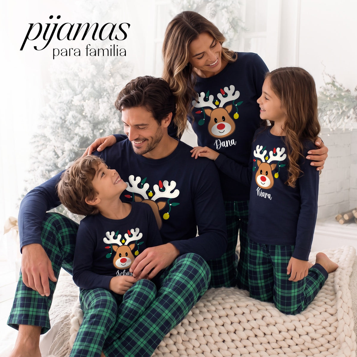 🎄 CAMPANA | Pijama Familiar Navideña