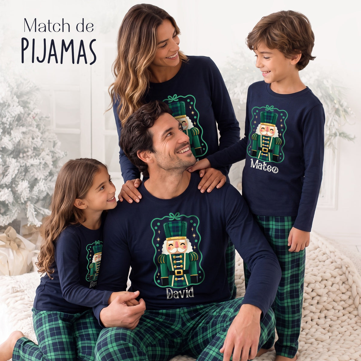 🎄 CAMPANA | Pijama Familiar Navideña