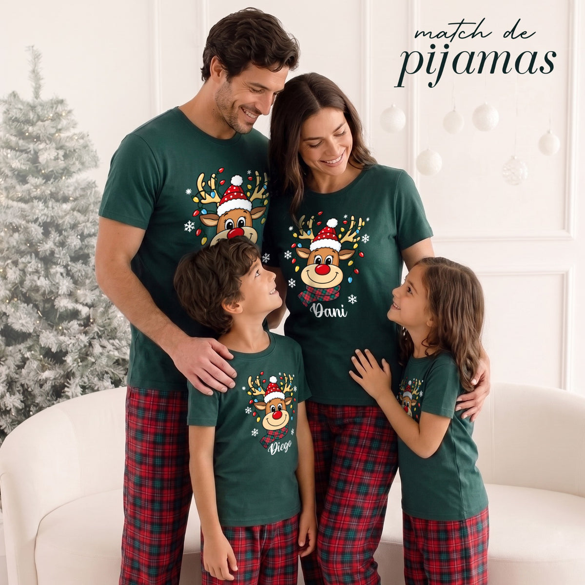 🎄 CHRISTMAS | Pijama Familiar Navideña