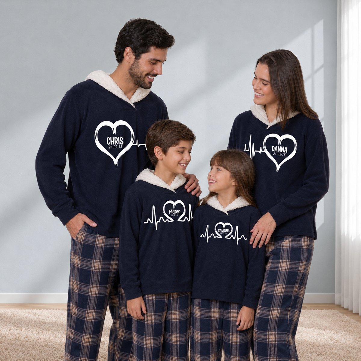 Pijama Trina Micropolar Familiar