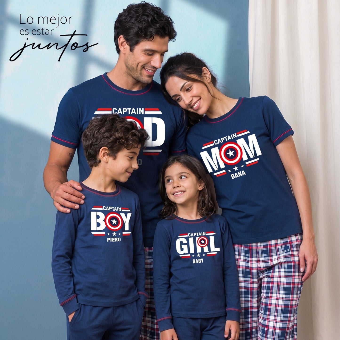 Pijama de familia dulce
