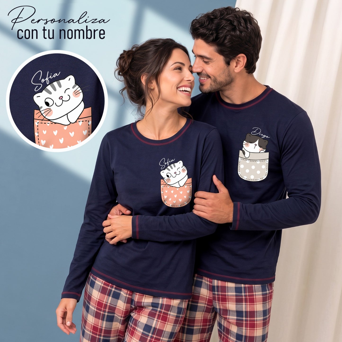 Pijama de pareja galleta