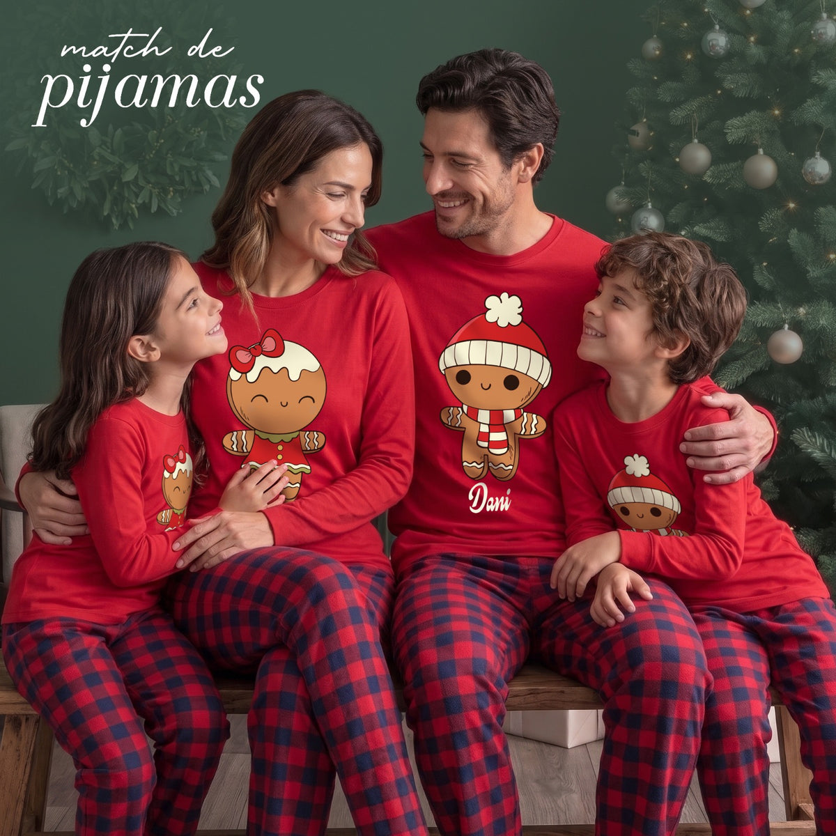 🎄 HOLLY | Pijama Familiar Navideña