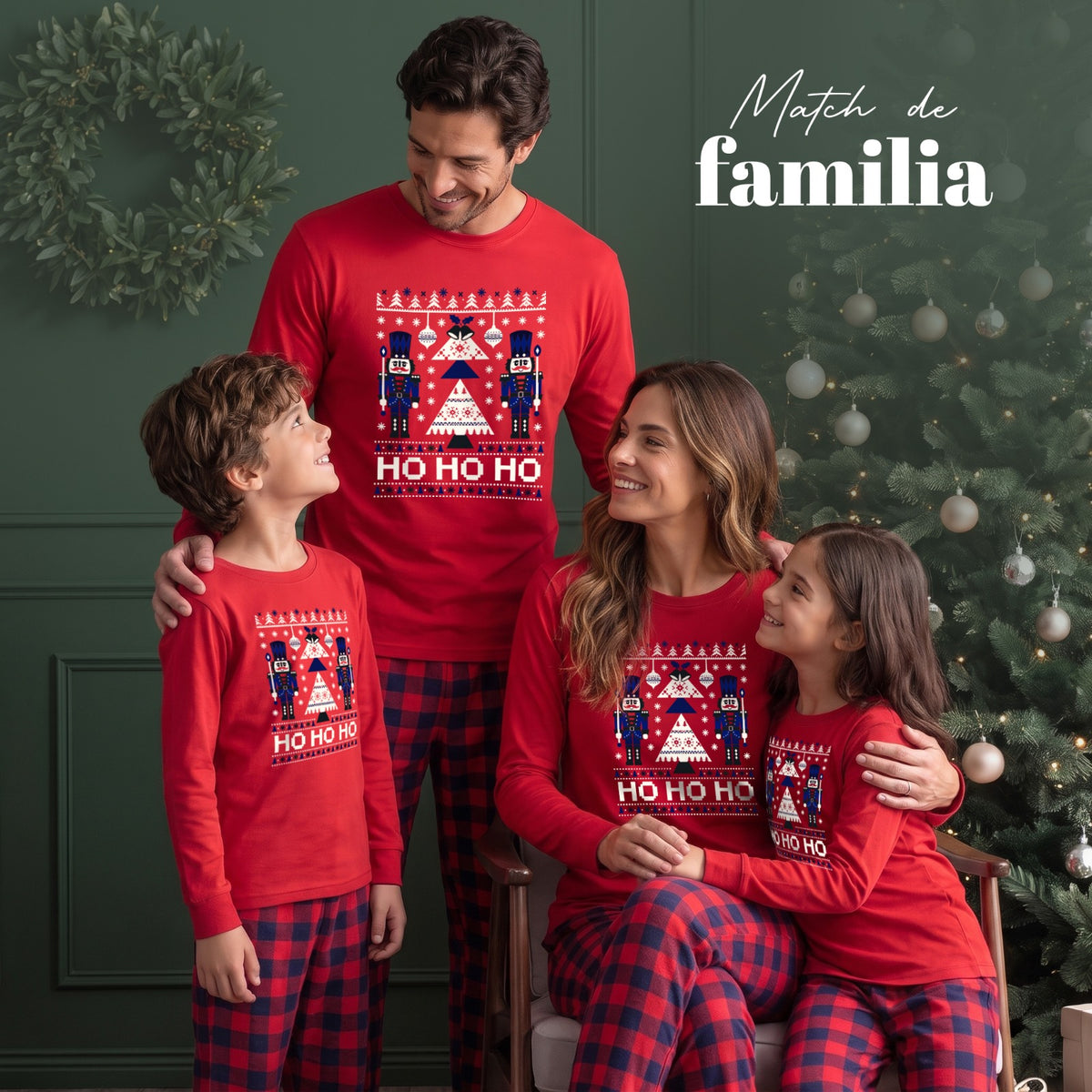 🎄 HOLLY | Pijama Familiar Navideña