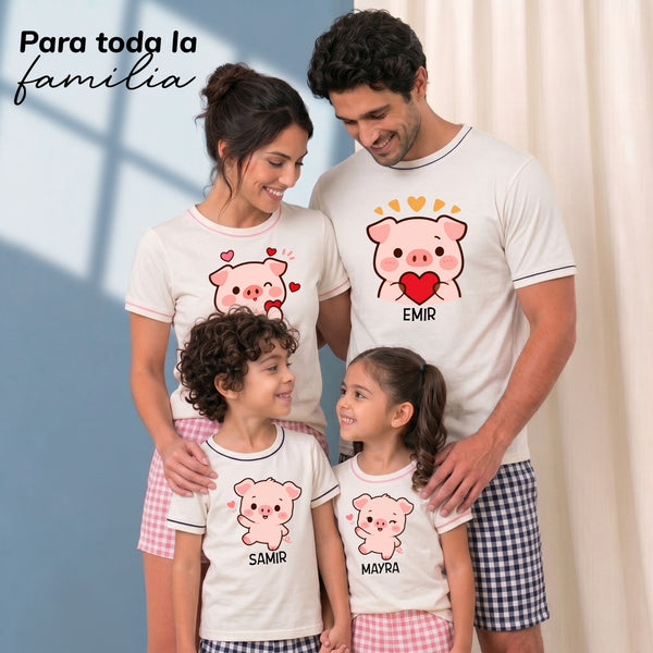 Pijama Familiar Lunar