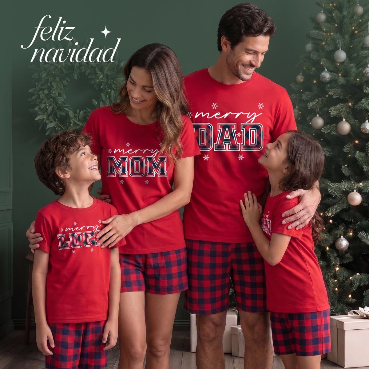 🎄 MERRY | Pijama Familiar Navideña