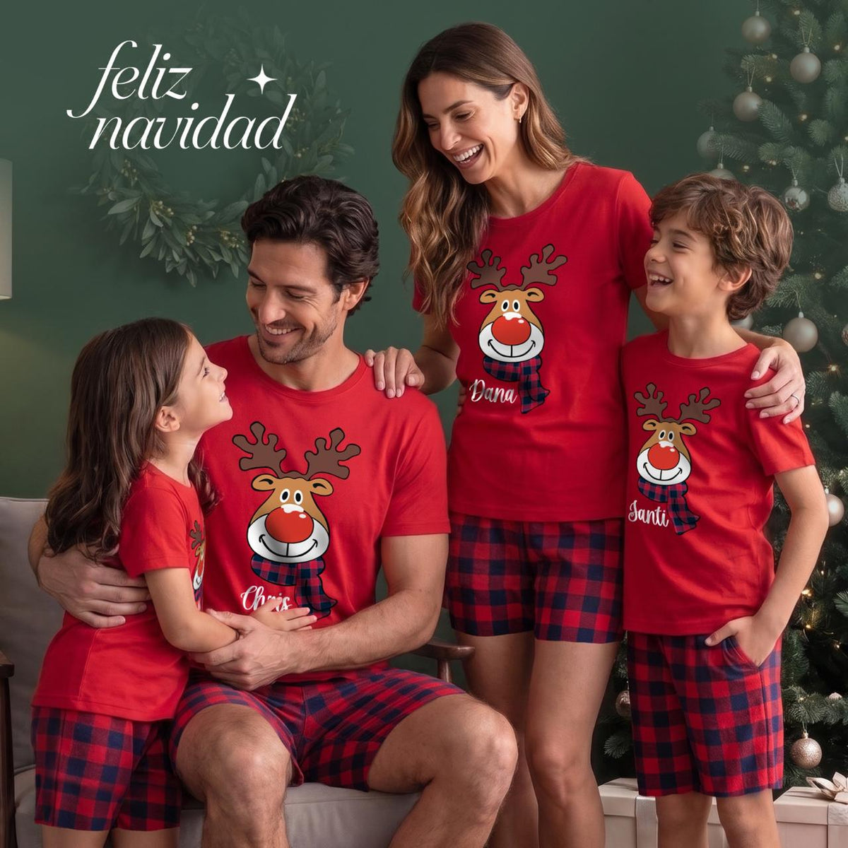 🎄 MERRY | Pijama Familiar Navideña