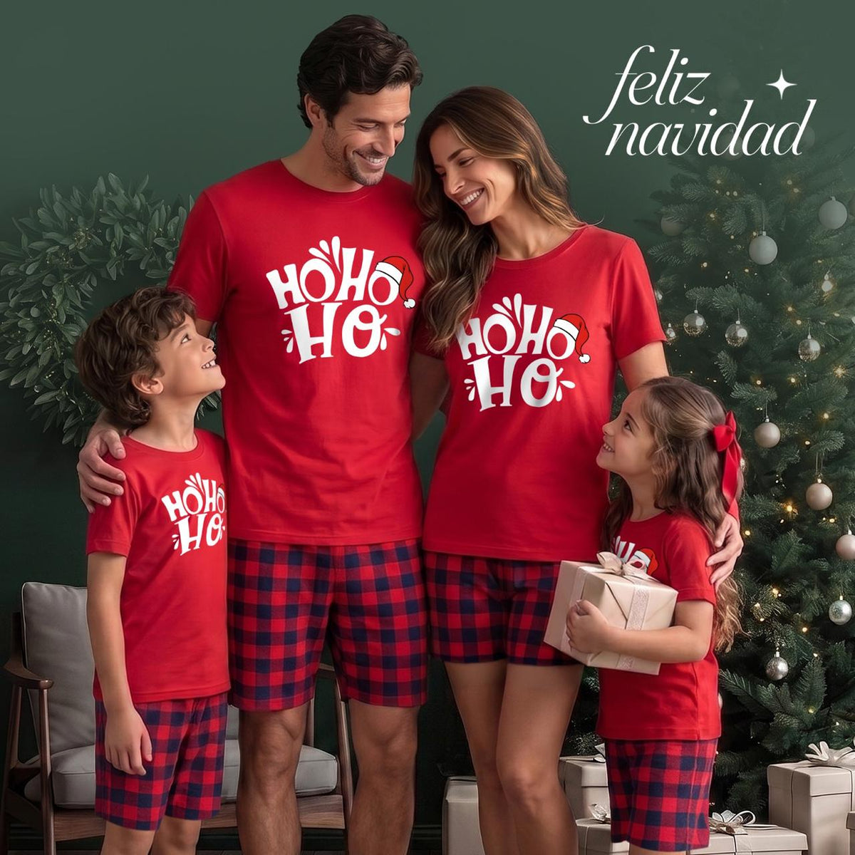 🎄 MERRY | Pijama Familiar Navideña