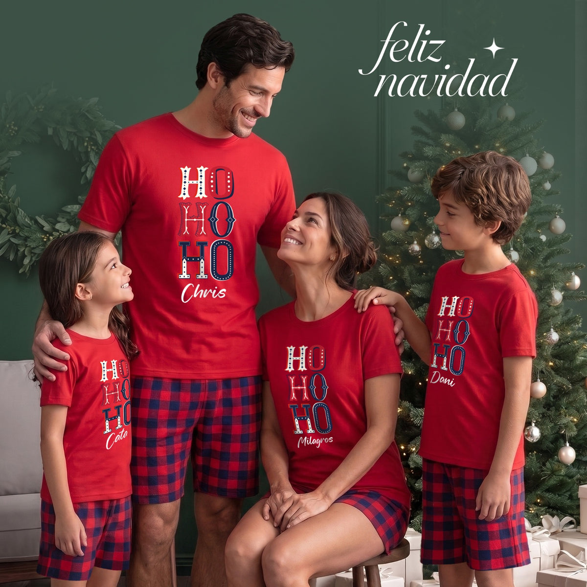 🎄 MERRY | Pijama Familiar Navideña