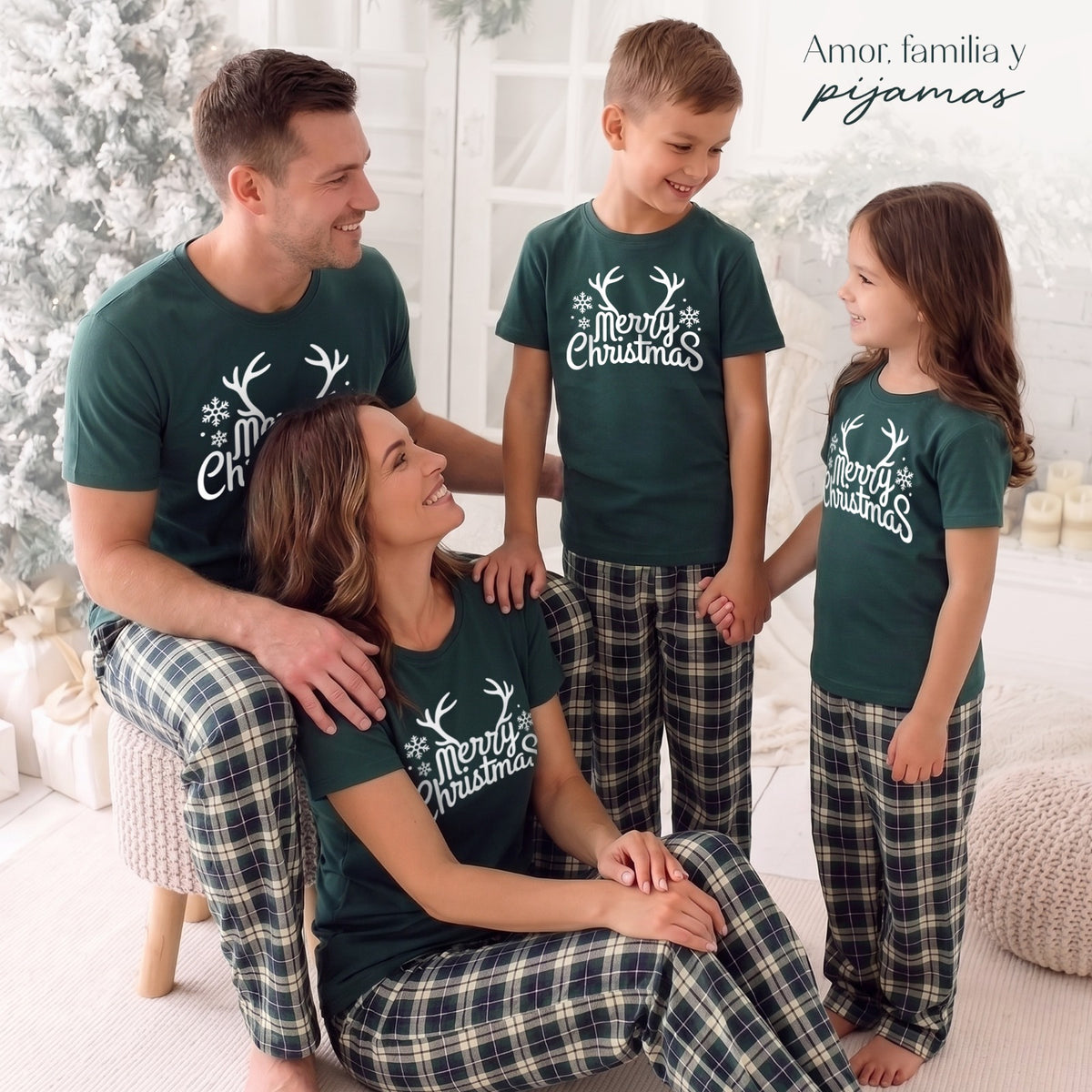 🎄 NEVADA| Pijama Familiar Navideña ii