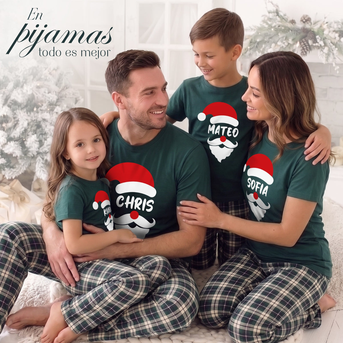 🎄 NEVADA| Pijama Familiar Navideña ii