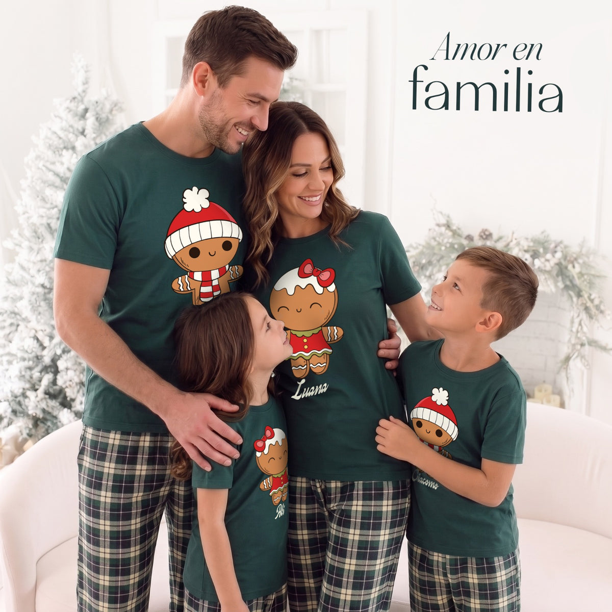 🎄 NEVADA| Pijama Familiar Navideña ii