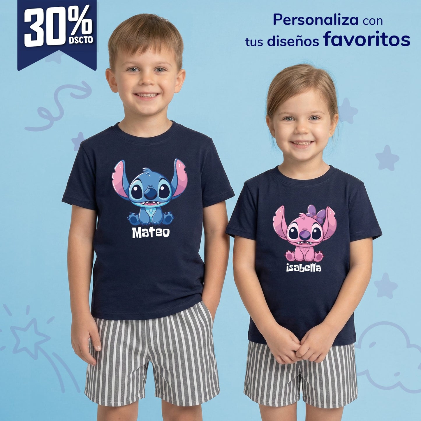 Pijama Nube Short