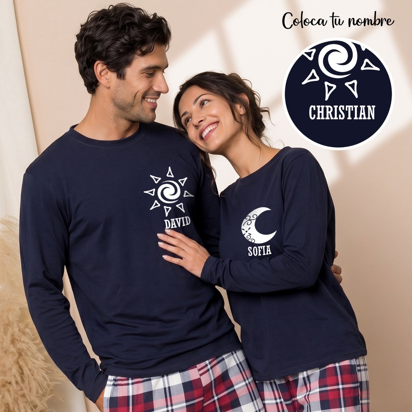Pijama de pareja santa
