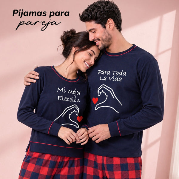 Pijama Pasión Micropolar para Pareja