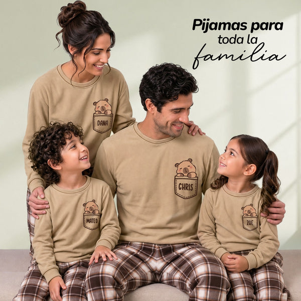 Pijama Cinnamon Micropolar Familiar