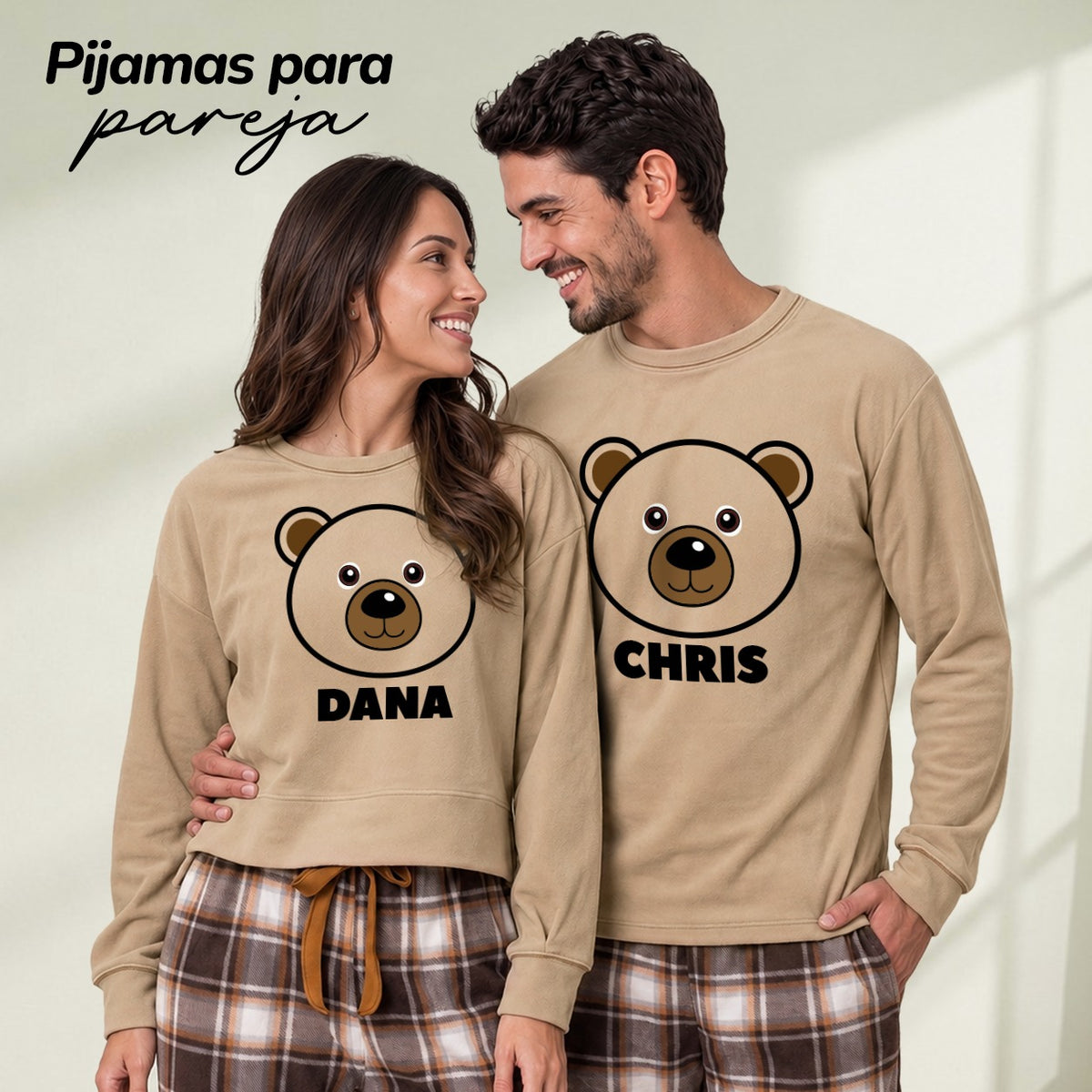 Pijama Cinnamon Micropolar para Pareja