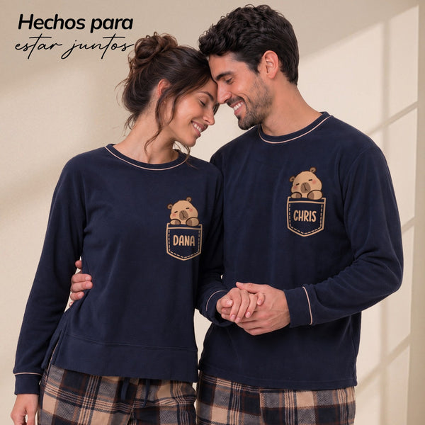 Pijama Duna Micropolar para Pareja