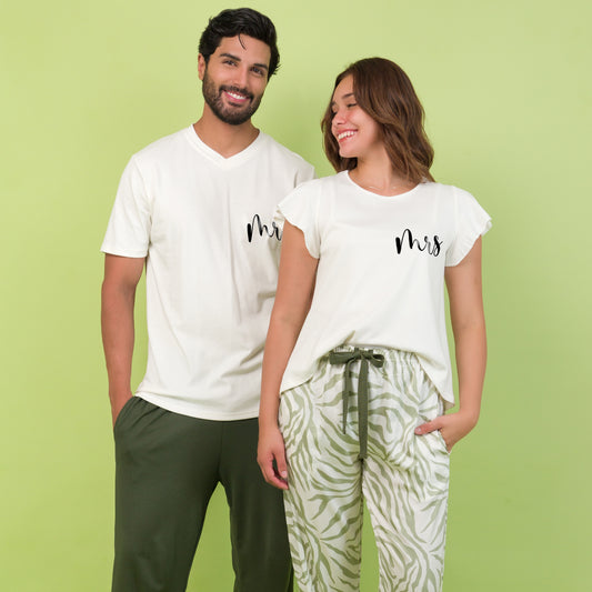 Pijama de pareja Mr & Mrs