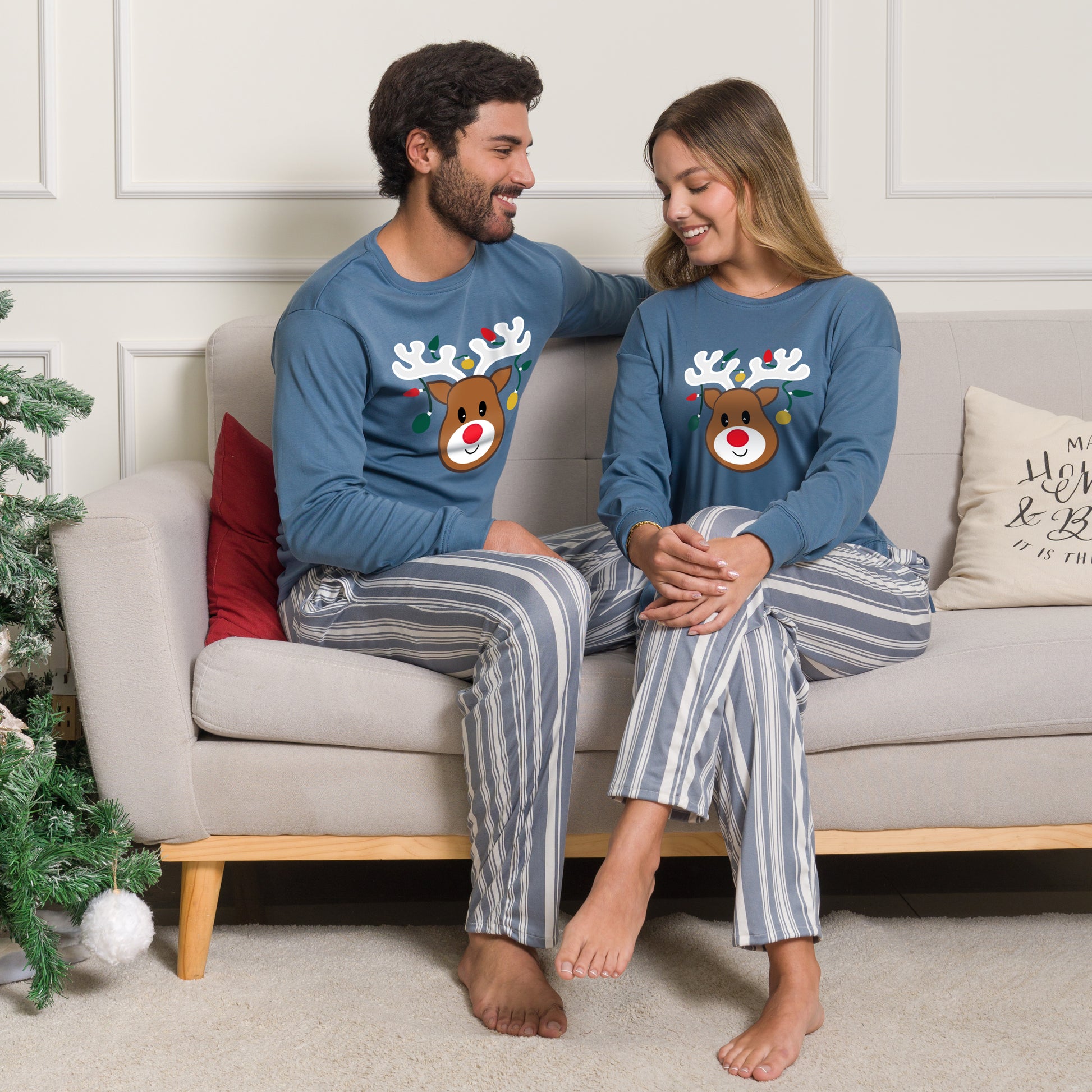 Pijamas Para Parejas Navidad Pijamas En Pareja Para Navidad